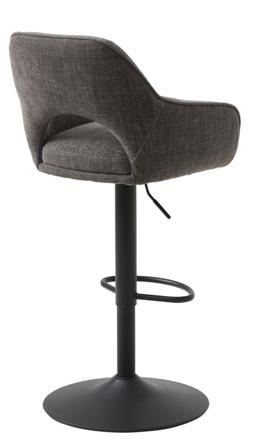Cowley Barstol, Grafit, 51x54x95,5-110,5 cm, Sæt af 2