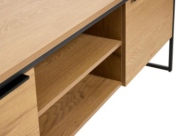 Cesura TV-Bord, Eg Melamin, 155x45x55 cm