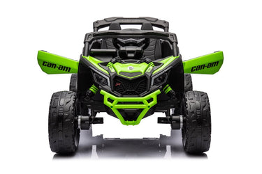 Licens - Can-Am Marverick UTV, grøn, 4x200Wmotor, 21,6V/5ah litium batteri