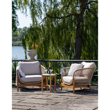 House Nordic - Terracina Havemøbelsæt, Sidebord og 2 loungestole