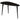 TRIANGLE SIDETABLE METAL BLACK NICKEL - SET OF 2