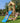 Jungle Gym - Legetårn Jungle Gym Totem m/ blå rutschebane