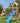 Jungle Gym - Legetårn Jungle Gym Totem w/2-Swing Module 200 og blå rutschebane