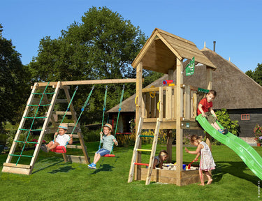 Jungle Gym - Legetårn Jungle Gym Club 2.1 m/2-Climb Module 220 ekskl. rutschebane