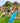 Jungle Gym - Legetårn Jungle Gym Chalet 2.1 m/2-Climb Module 220 og blå rutschebane