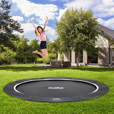 Salta - Trampolin Royal Baseground Ø305 cm, sort inkl. sikkerhedsnet