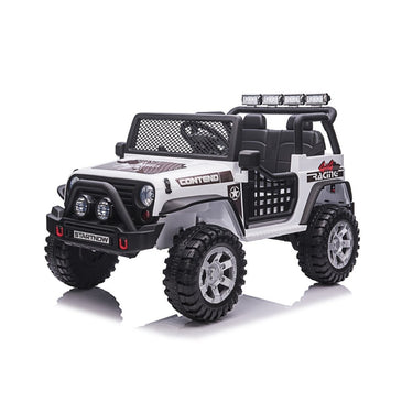 Nordic Play - Elbil Offroader, 4x45W Firehjulstræk, Hvid, 3-8 År, 2 sæder