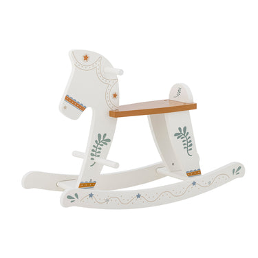 Bloomingville Mini - Ruddy Gyngehest, Hest, Hvid, MDF