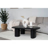 House Nordic - Tirano Sofabord, askefiner, sort 78x96x32 cm - Bolig og Haven