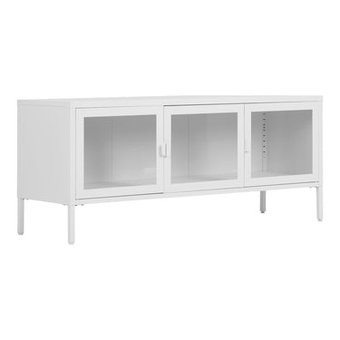 House Nordic - Brisbane TV-Bænk, Hvid, 130x40x55cm