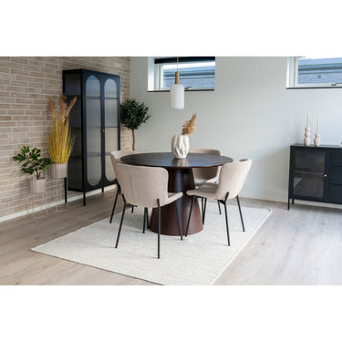 House Nordic - Maceda Spisebordsstol - beige,sæt af 2 stk.