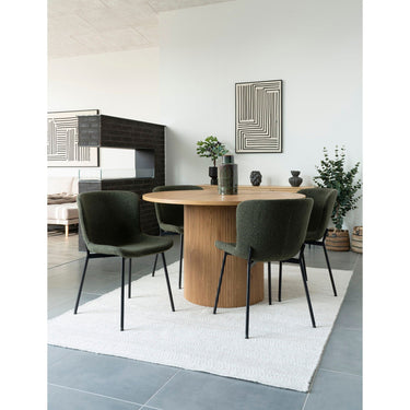 House Nordic - Maceda Spisebordsstol,mørkegrøn - sæt af 2 stk.