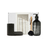 Gift box, dark grey holder + nature brush + shadow lake dish wash, 490 ml