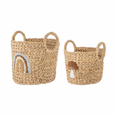 Bloomingville Mini - Agnes Kurve 2 stk., Natur, Vandhyacint