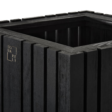 Squarely Copenhagen - GrowBIG plantekasse 45x45 cm, Sort Ask