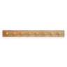 MOUD Home - OAK Knagerække Egetræ Med Messing Knager - 100 cm