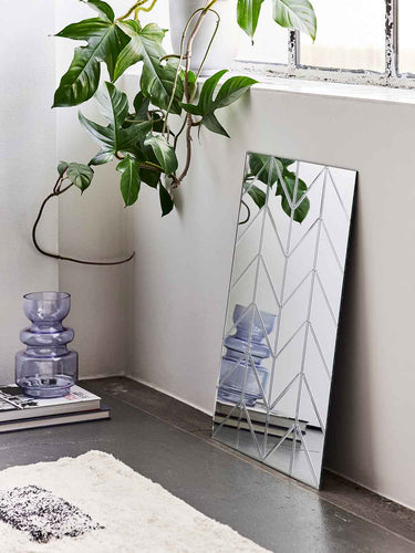 MOUD Home - HERRINGBONE spejl 50×70 cm - Klar