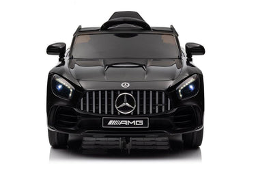 License - Mercedes AMG GTR, sort, m.fjernbetjening, 2x12motor, 12V4,5Ah litium
