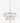 Nordal - PALMA lysekrone – messing/hvid – Ø74 × H68 cm