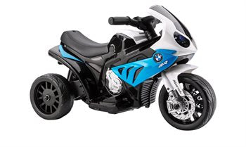 Licens - BMW motorcykel S1000, blå/hvid