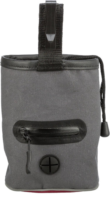 Trixie - Snack bag 2 in 1, Ø9×15 cm, godbidstaske ass. farver