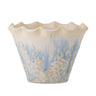 Bloomingville - Bertha Urtepotteskjuler, Blå, Stentøj - Ø14 × H10,5 cm