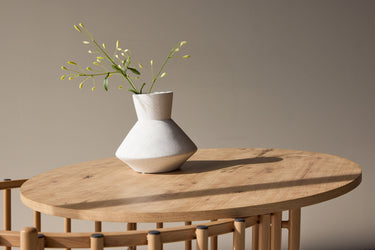 Venture Home - Rubbo Sofabord, Ø80x50 cm - mdf,natur - Bolig og Haven