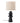 Bloomingville - Lio Bordlampe, Sort, Stentøj - Ø25 × H53 cm