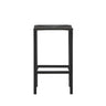 Venture Home Polly Bar Chair 2-pack - Black / Black Rope - Bolig og Haven