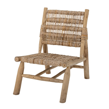 Bloomingville - Ruthy Loungestol, Natur, Teak, 81x84x57cm