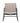 Bloomingville - Hampton Loungestol Metal Sort 76x65 cm 2 stk