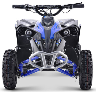 EL Mini ATV Renegade 1000W - Elektrisk Mini ATV med Fartbegrænser og LED Lys (blå)