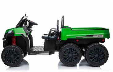 Farmertruck med Tiplad - 22,2V Lithium-Ion Batteri - 4x200W Motor - 2 Sæder m. fjernbetjening