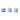 Bloomingville - Molly Krus, Blå, Stentøj - Ø9,5 × H9,5 cm, sæt med 3