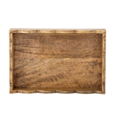 Bloomingville - Namira Serveringsbakke, Natur, FSC® 100%, mangotræ - L30 × H5 × B19 cm