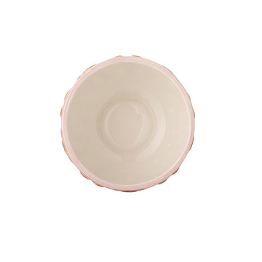 Bloomingville - Binna Skål, Rosa, Stentøj - Ø12,5 × H6,5 cm, sæt med 4