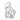 Bloomingville - Chanet Deko, Hvid, Polyresin - L17,5 × H22,5 × B13,5 cm
