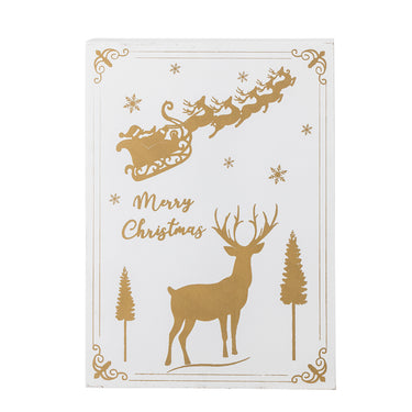 Bloomingville - Elimar Kalender m/lys, Hvid, Krydsfiner - L20 × H29 × B10 cm