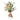 Bloomingville - Blush Buket, Rosa, Kunstige Blomster - Ø30 × H80 cm