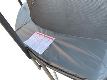 MCU-Sport -  Classic-plus Trampolin Ø4,3m inkl. sikkerhedsnet og stige