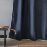 MOUD Home - WAFFLE Badeforhæng i mørk blå - 180×200 cm