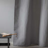 MOUD Home - WAFFLE Badeforhæng i grå - 180×200 cm