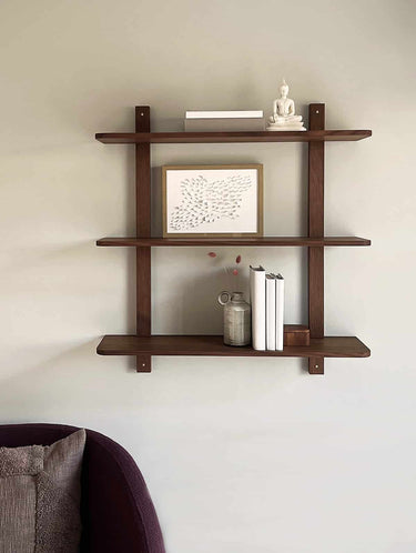 MOUD Home - NORD væghylde i ask - 80×83 cm