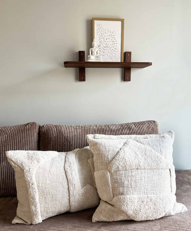MOUD Home - KALA beige pudebetræk - 50×50 cm