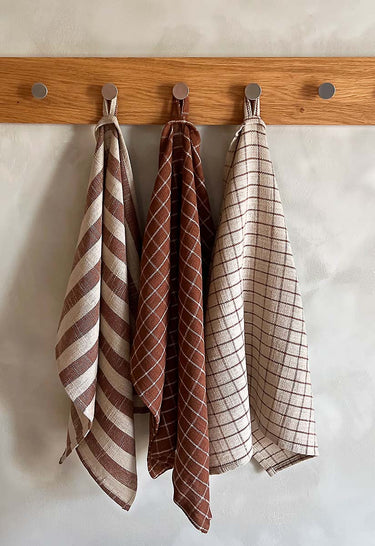 MOUD Home - NORDIC viskestykke - sand/brun tern