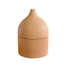 MOUD Home - Rustic keramik krukke med låg - 14,5 cm - buet låg