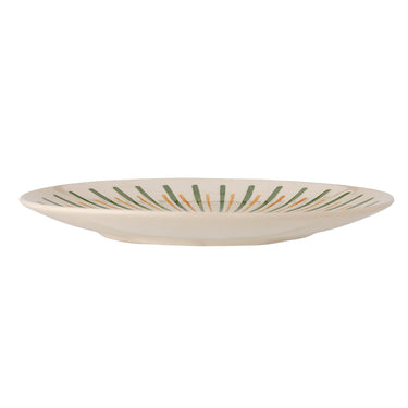 Bloomingville - Heikki Serveringsfad, Multifarvet, Stentøj - Ø35 × H4 cm
