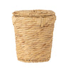 Bloomingville - Peri Kurv m/låg, Natur, Vandhyacint - Ø26 × H28 cm