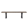 Bloomingville - Maldon Bænk, Brun, FSC® 100%, eg - L190 × H47 × B37 cm