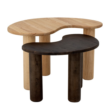 Bloomingville - Luppa Sofabord, Natur, FSC® 100%, Gummitræ - L65 × H40 × B44 cm